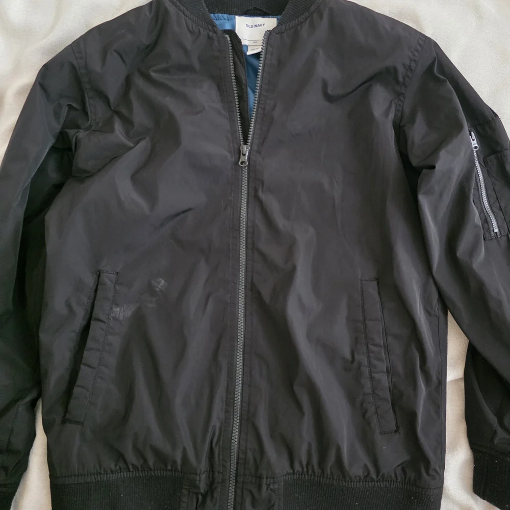* Old Navy‎ Boys Classic Black Bomber Jacket, Cargo, Casual, Size XXL 18 BOYS